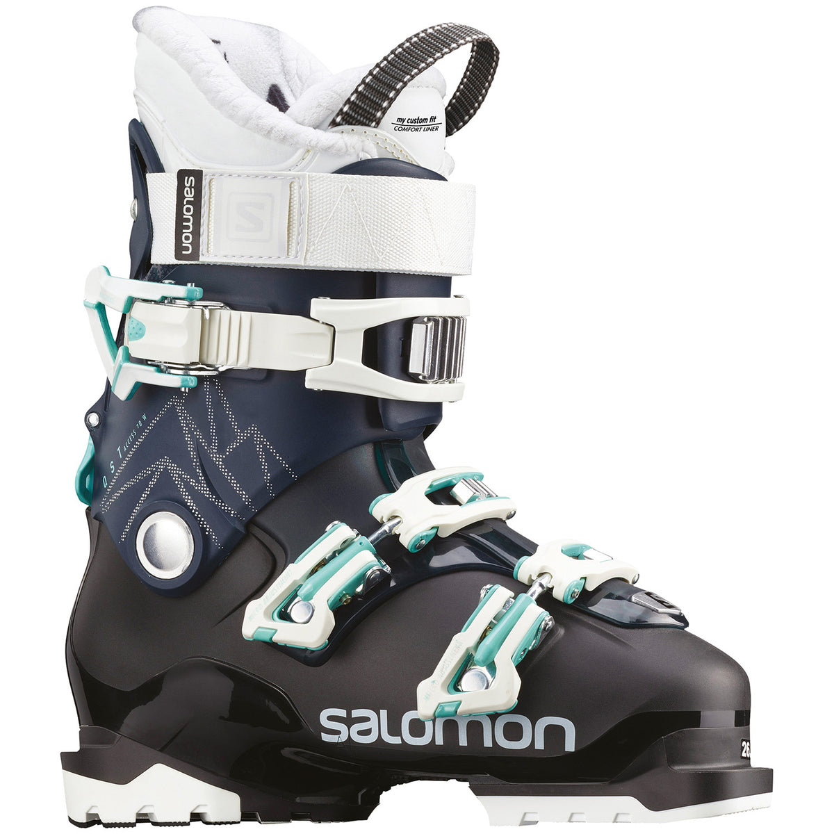 Salomon QST Access 80 Custom Heat W Ski Boots - Women's 2020 Black/Anthracite Transluce/White