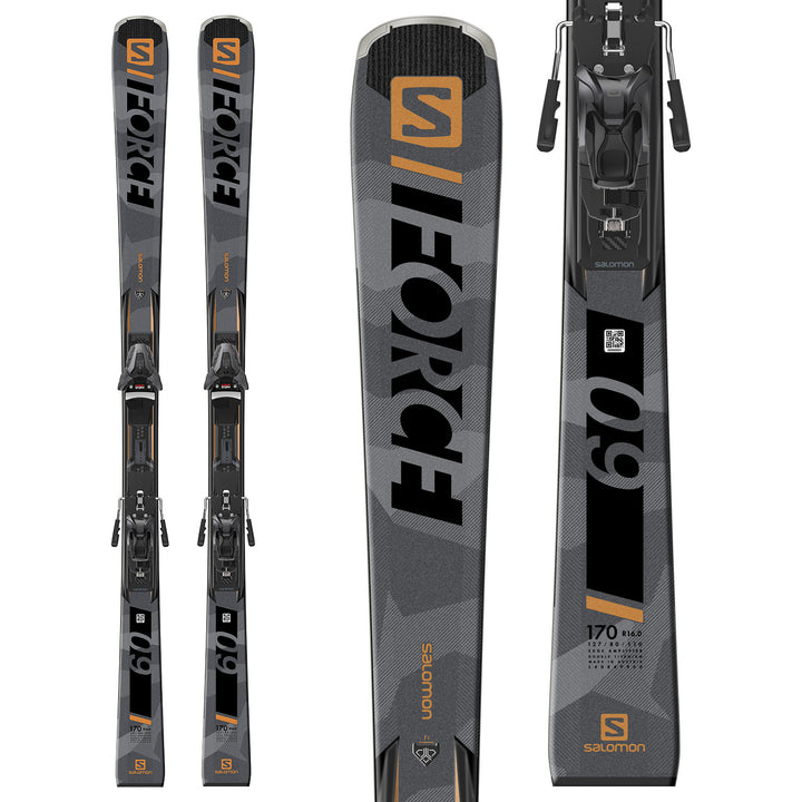Salomon S/Force 9 Skis + Z12 GW Bindings 2020