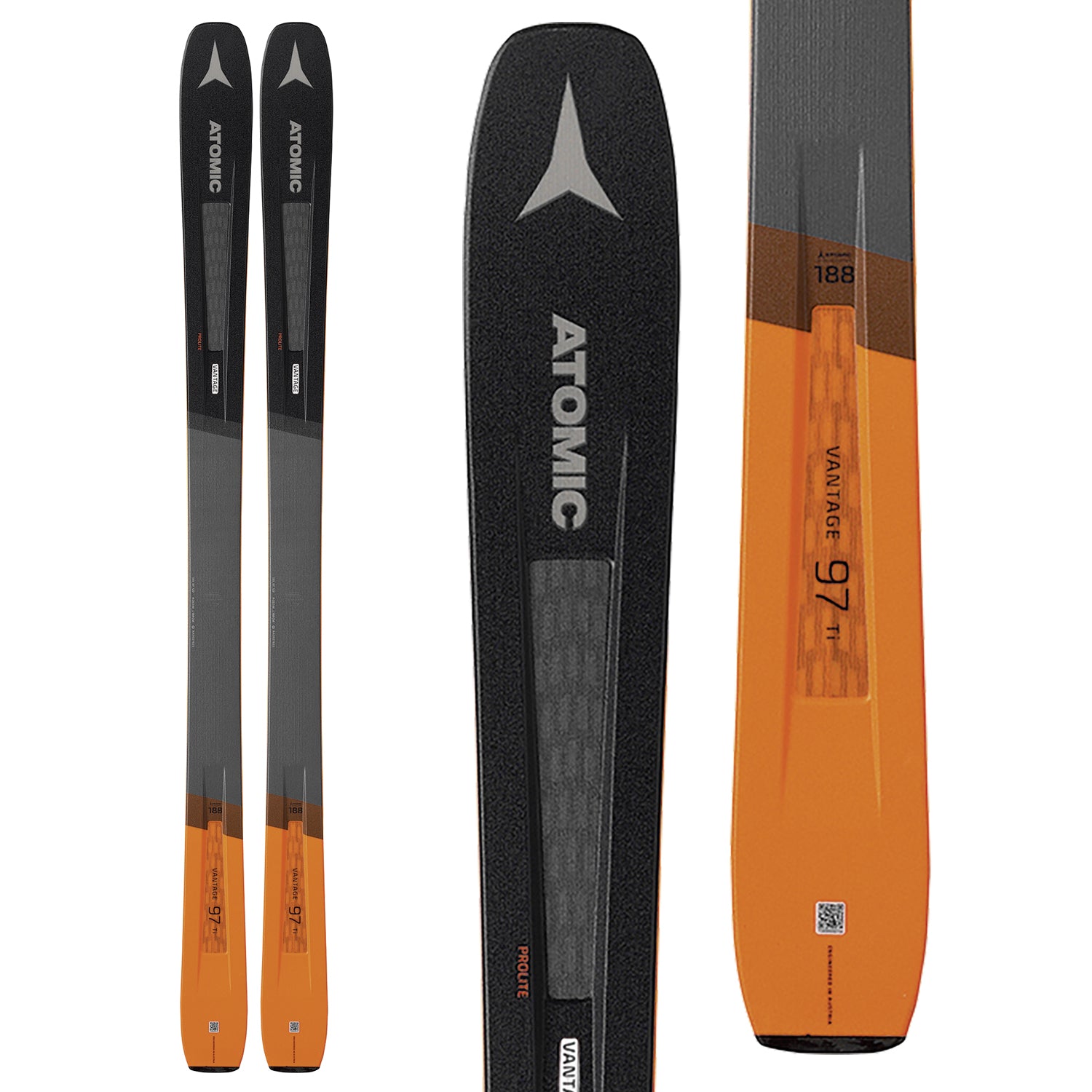 Atomic Vantage 97 Ti Skis + Marker Griffon 13 ID Ski Bindings 2020