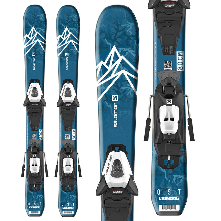 Salomon QST Max Jr XS Skis + C5 GW Bindings - Little Boys' 2021