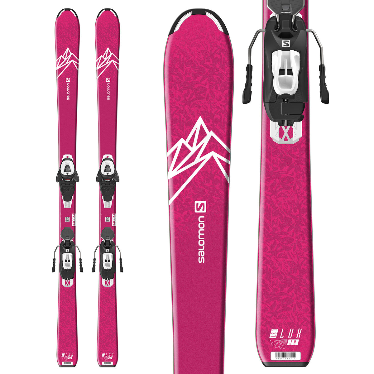 Salomon QST Lux Jr M Skis + L6 GW Bindings - Girls' 2022