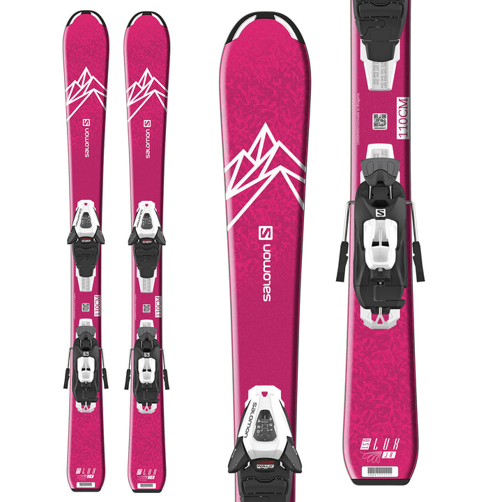 Salomon QST Lux Jr S Skis + C5 GW Bindings - Little Girls' 2022