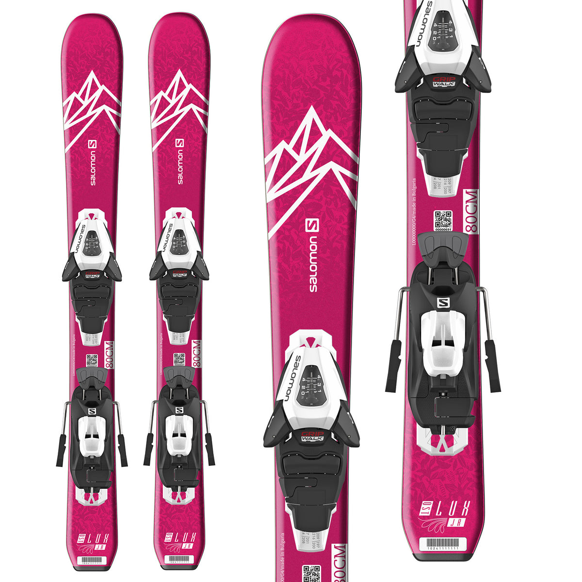 Salomon QST Lux Jr XS Skis + C5 GW Bindings - Little Girls' 2021