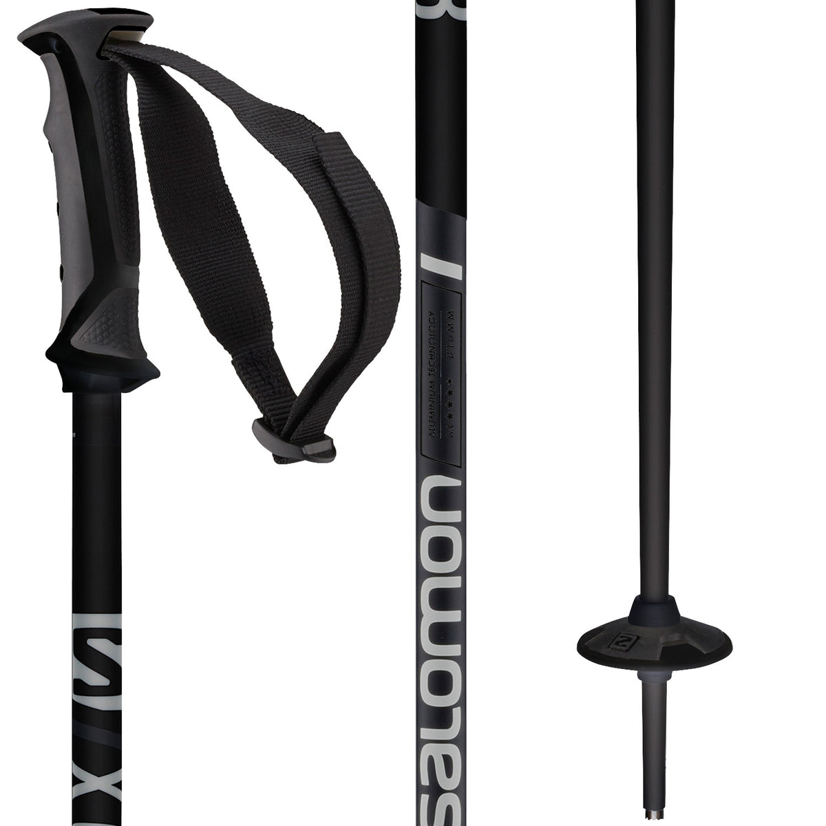 Salomon X 08 Ski Poles 2022 Black