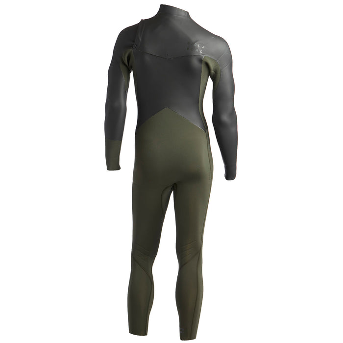 Billabong 3/2 Furnace Revolution Glide Chest Zip Wetsuit Dark Olive