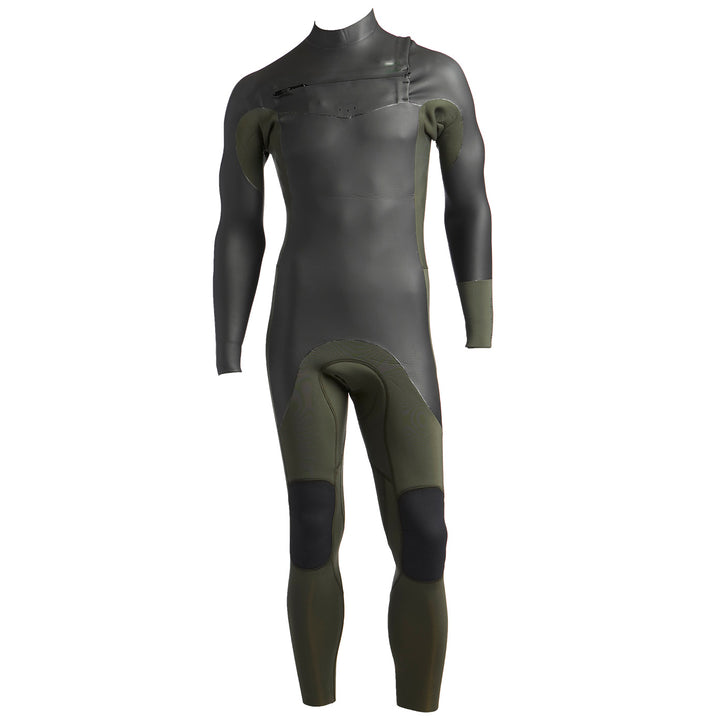 Billabong 3/2 Furnace Revolution Glide Chest Zip Wetsuit Dark Olive