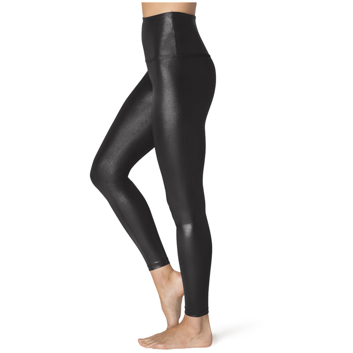 Beyond Yoga Pearlized High-Waisted Midi Leggings - Women's Black