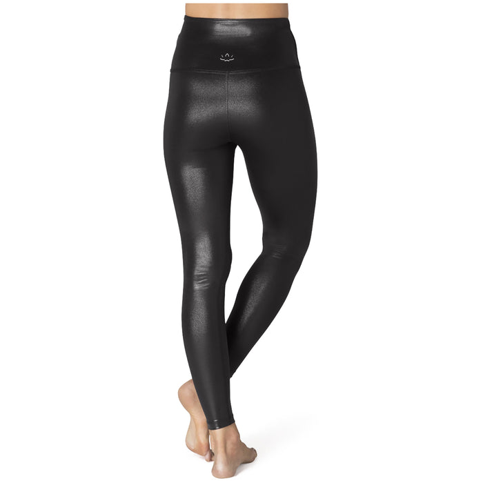 Beyond Yoga Pearlized High-Waisted Midi Leggings - Women's Black