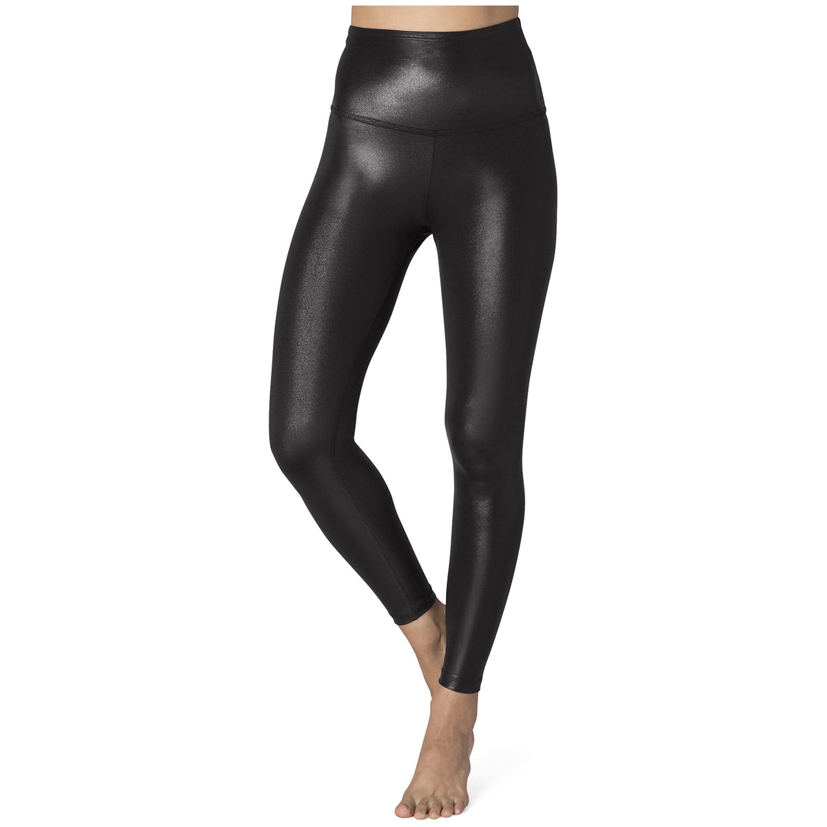 Beyond Yoga Pearlized High-Waisted Midi Leggings - Women's Black