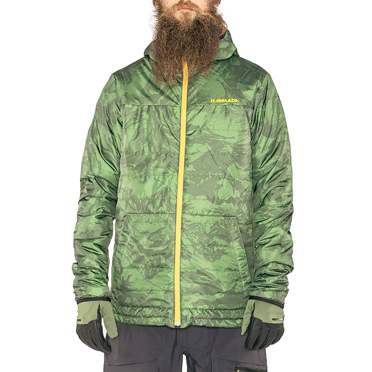 Armada Gremlin Jacket Forest Green Marble