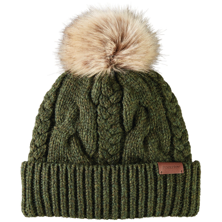 Pendleton Cable Hat Evergreen