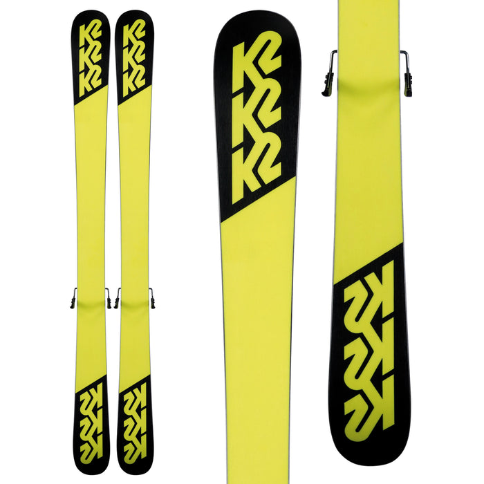 K2 Poacher Jr Skis + 4.5 FDT Bindings - Little Boys' 2020