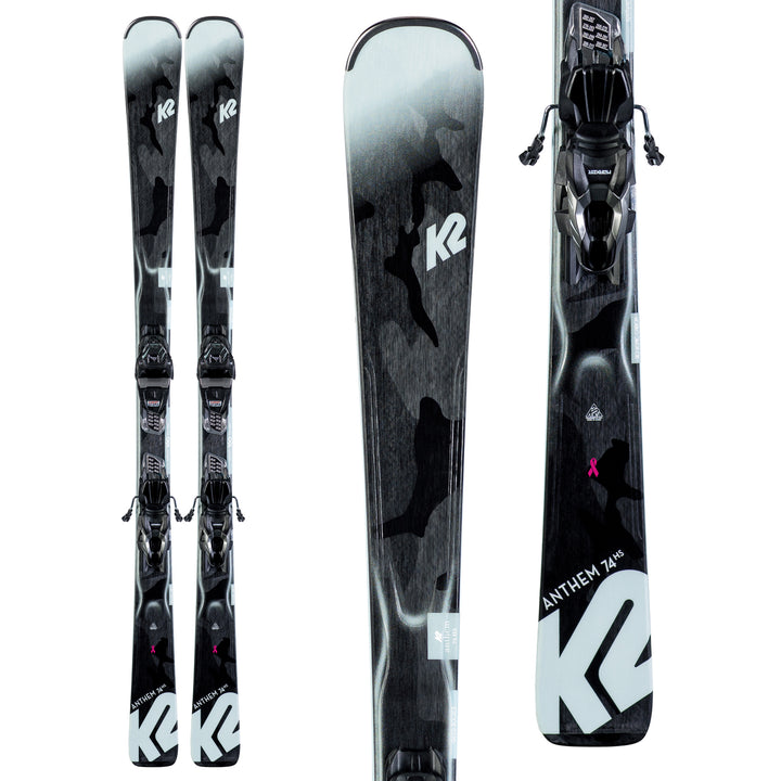 K2 Anthem 74 Skis + ER3 10 Compact Quikclik Bindings - Women's 2020