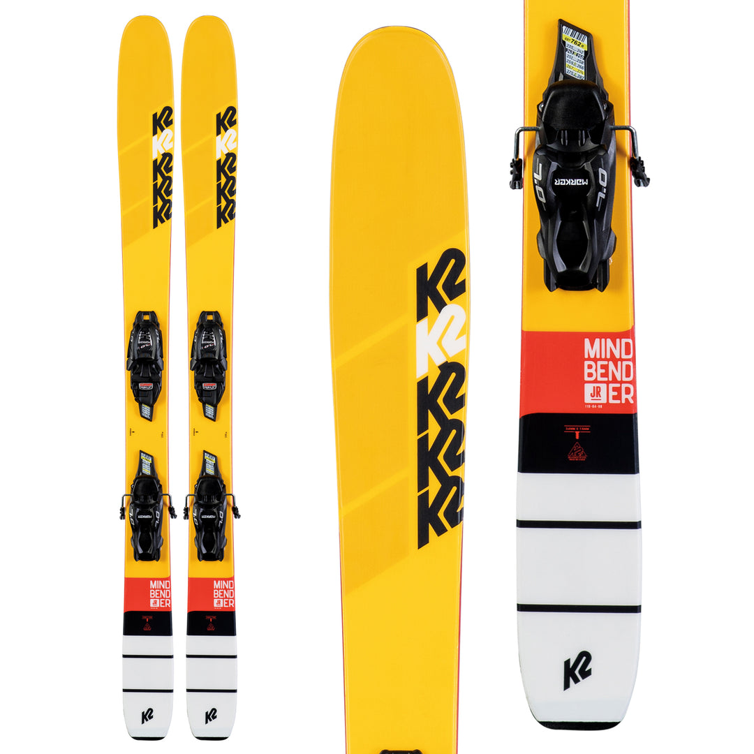 K2 Mindbender Jr Skis + FDT 4.5 Bindings