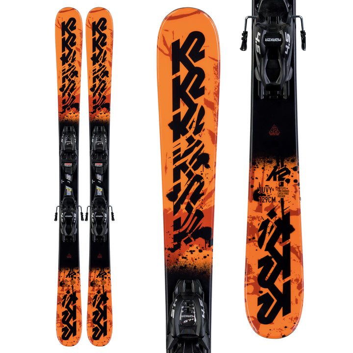 K2 Juvy Skis + 4.5 FDT Bindings - Boys' 2020