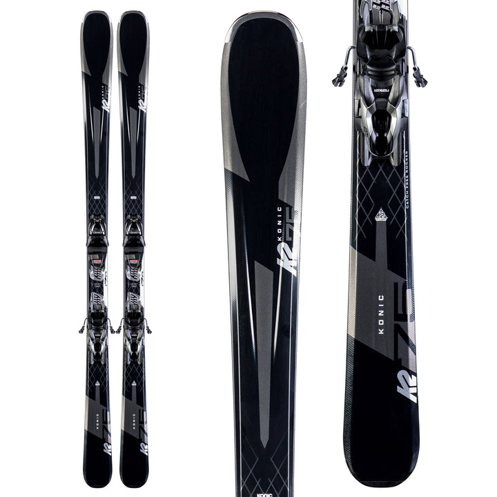 K2 Konic 75 Skis + M2 10 Quikclik Bindings 2020