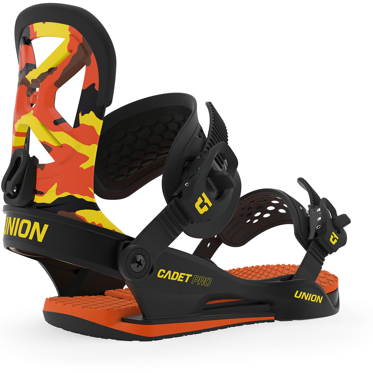 Union Cadet Pro Snowboard Bindings - Kids' 2020 Orange Camo
