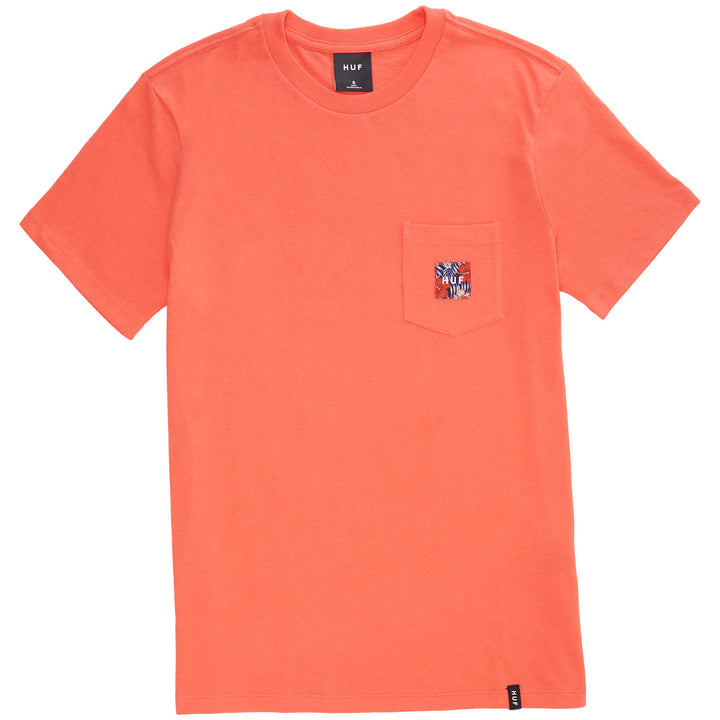 HUF Semitropic Pocket T-Shirt Cayenne