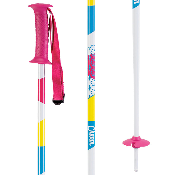 K2 Charm Ski Poles - Little Girls' 2021 White