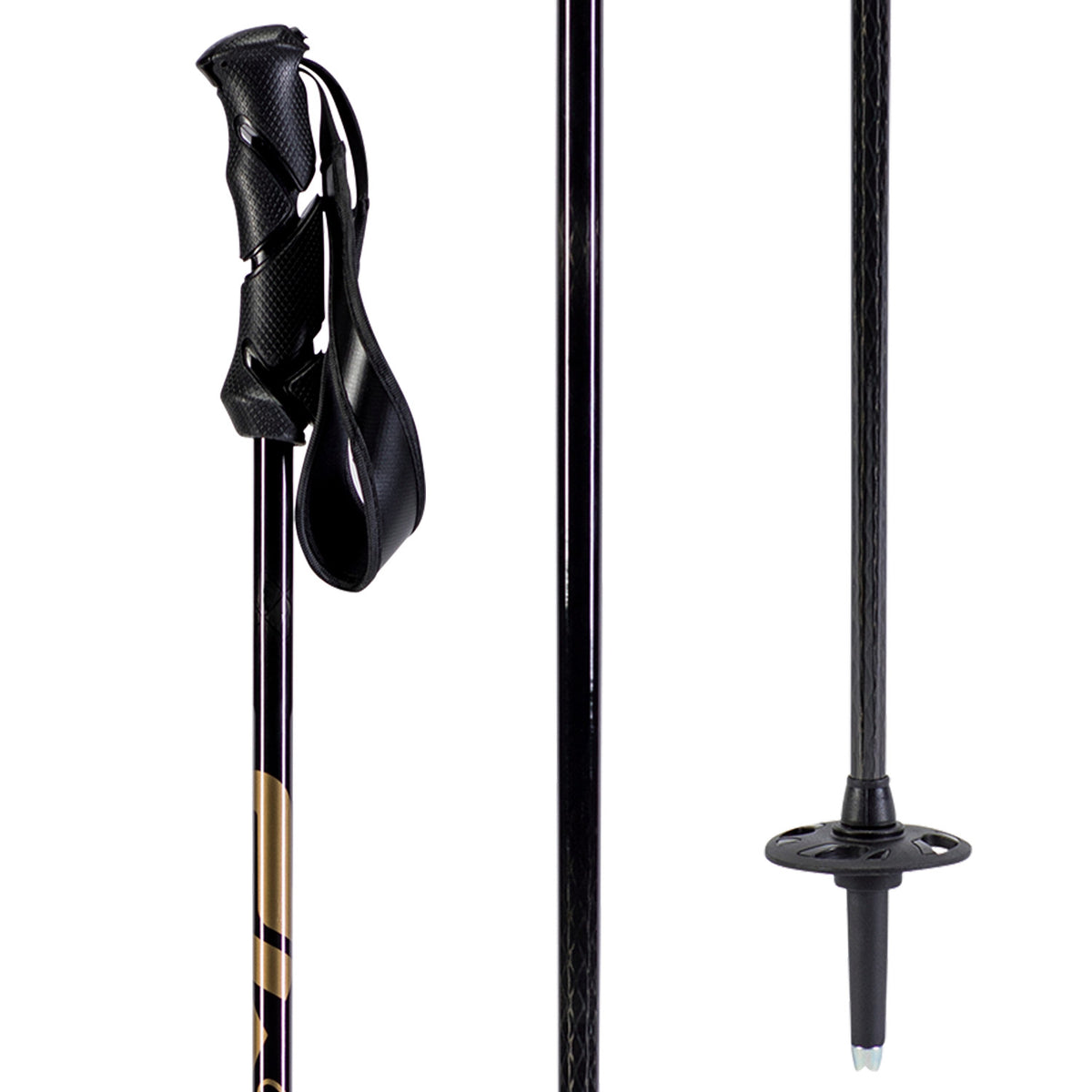 K2 Style Carbon Ski Poles - Women's 2020 Black/Gold