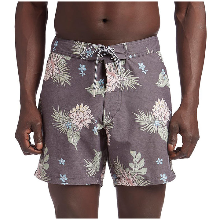 Rhythm Retro Bloom Swim Trunks Black