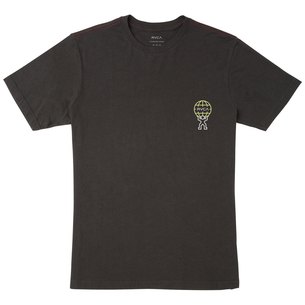 RVCA Atlast T-Shirt Pirate Black
