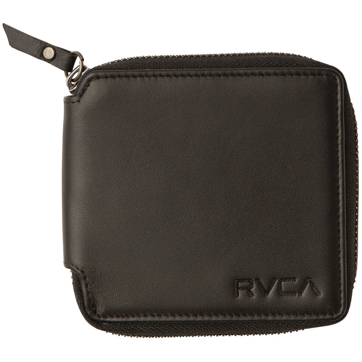 RVCA Zip Around Wallet Black