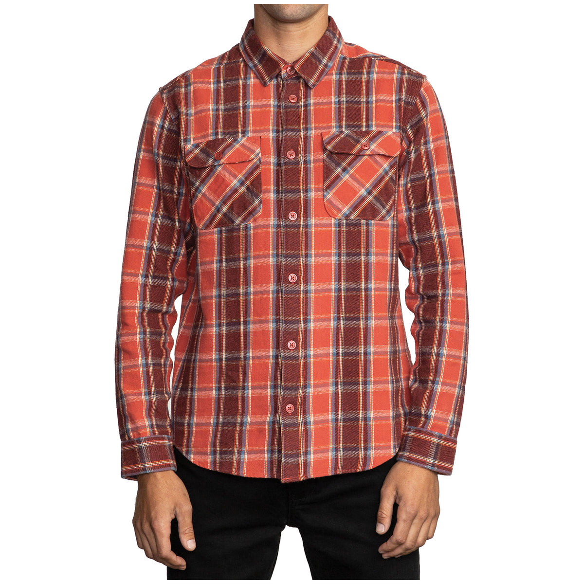 RVCA That'll Work Flannel Baked Apple