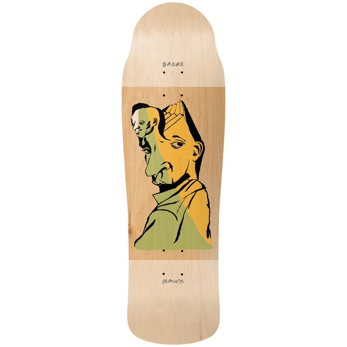 Baker Hawk Mind Bends 9.5 Skateboard Deck