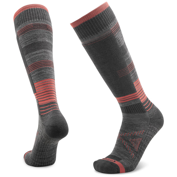 Le Bent Le Sock Snow Light Socks Grey/Coral