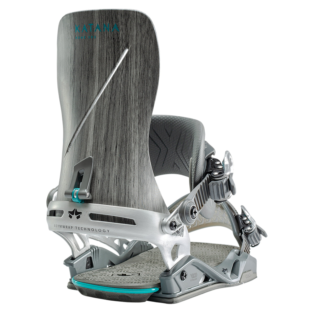 Rome Katana Snowboard Bindings 2020 Grey Grain