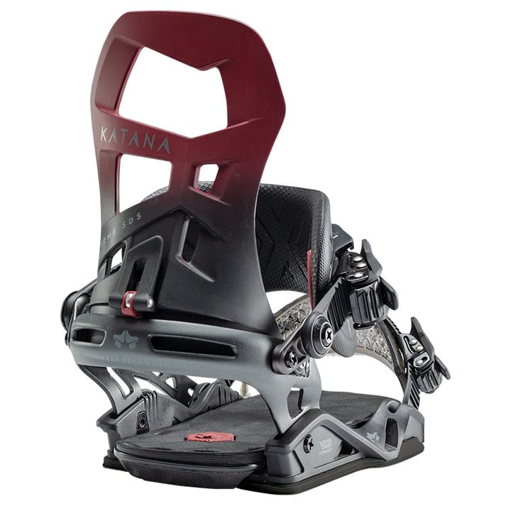 Rome Katana Snowboard Bindings - Women's 2020 Black Cherry