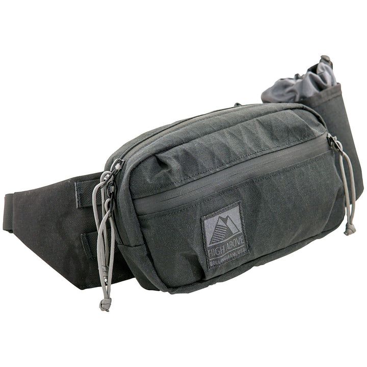 High Above Lookout Hip Pack Black/Black