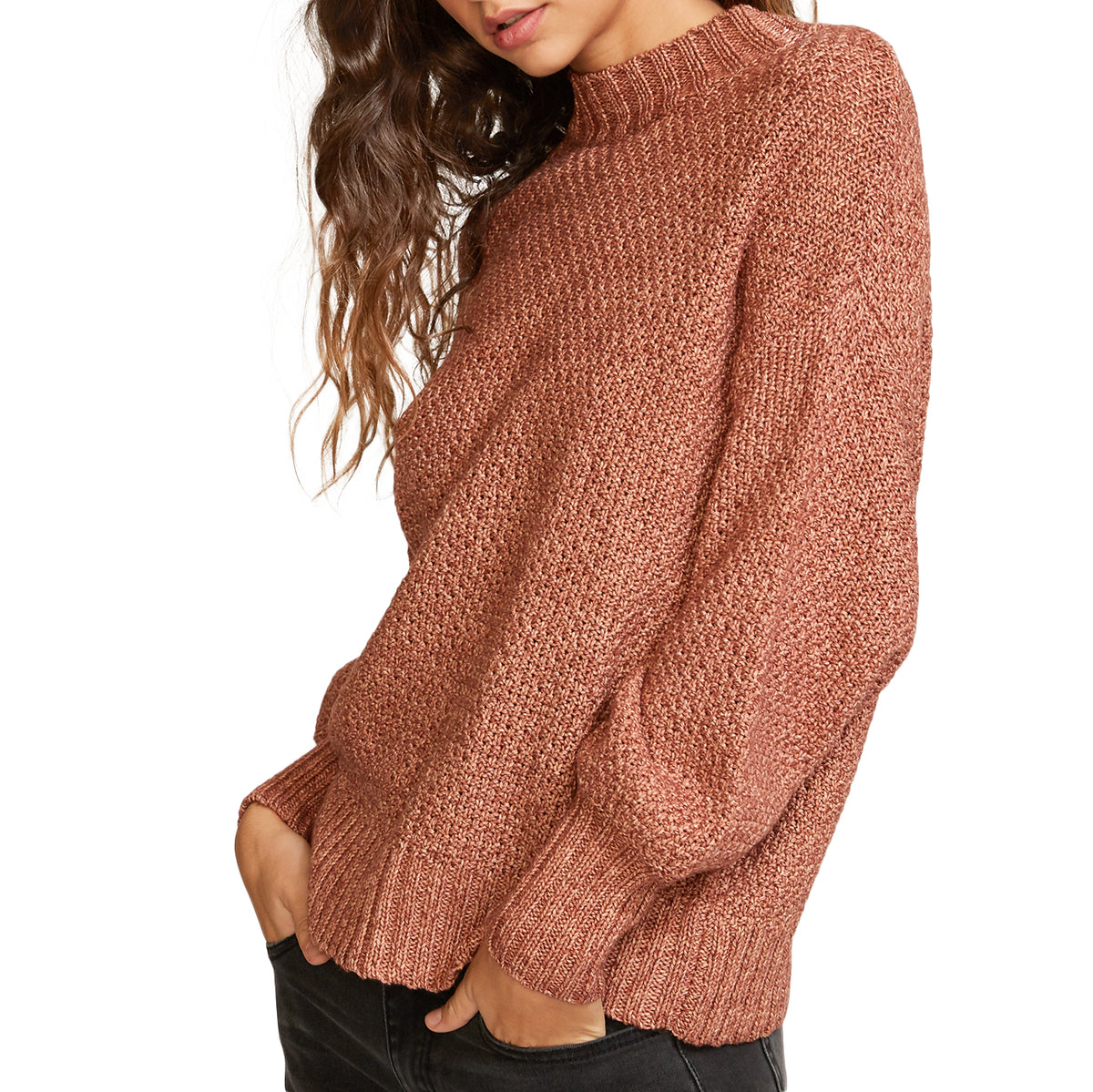 RVCA Volt Sweater - Women's Nutmeg