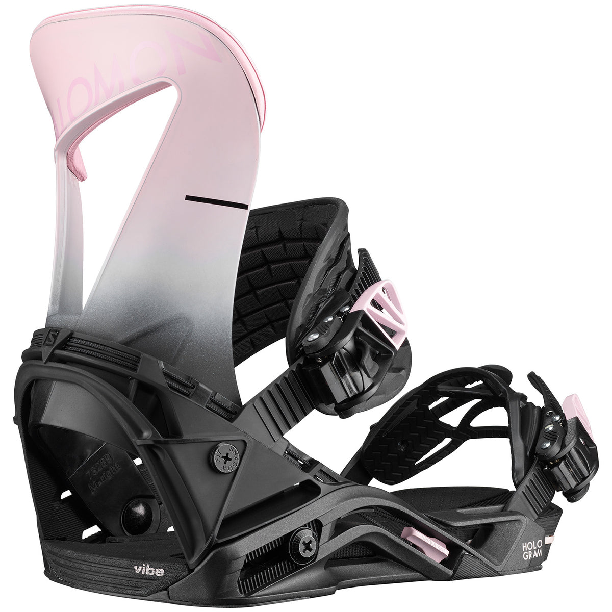 Salomon Hologram Snowboard Bindings - Women's 2020 Black/Pink