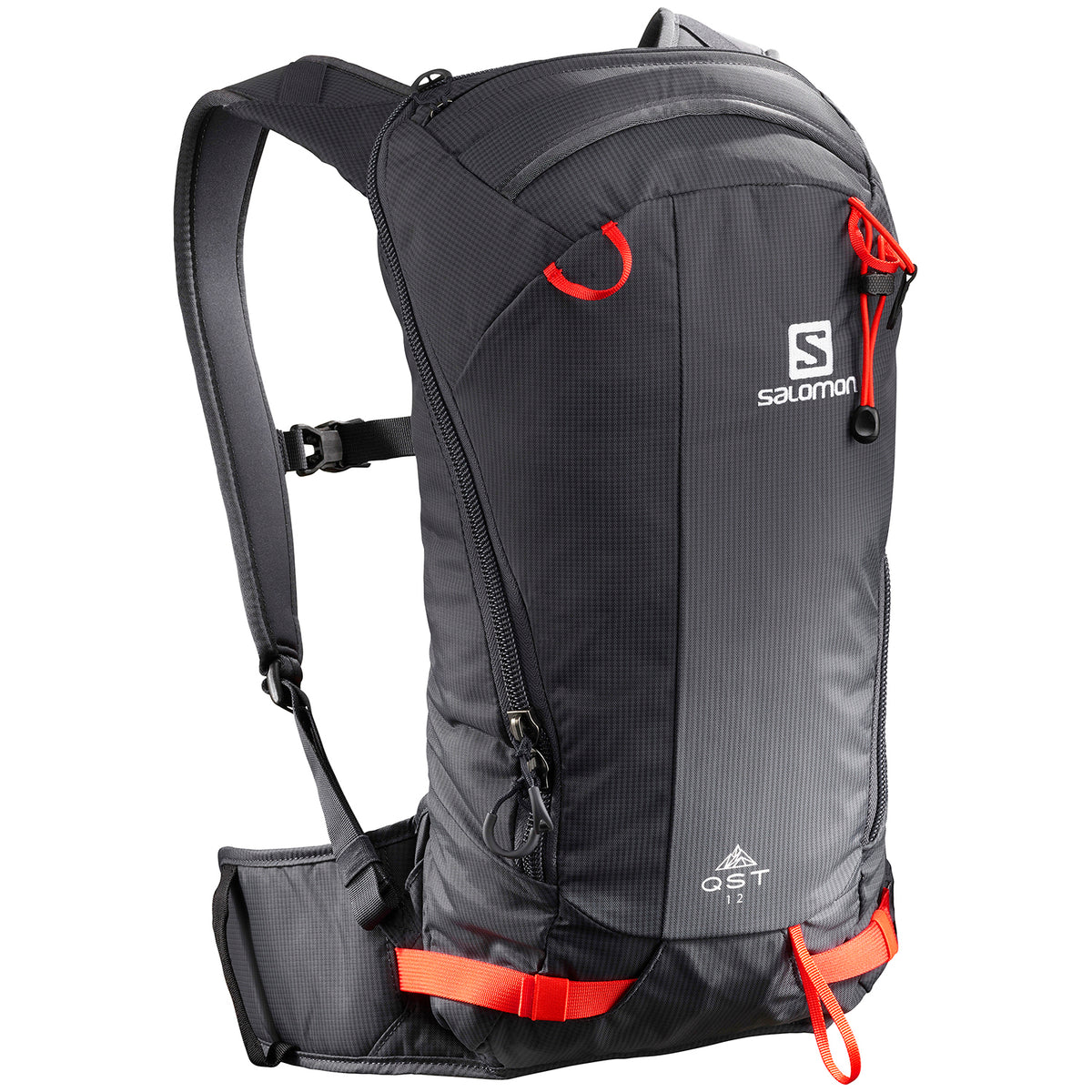 Salomon QST 12 Backpack Ebony/Cherry Tomato