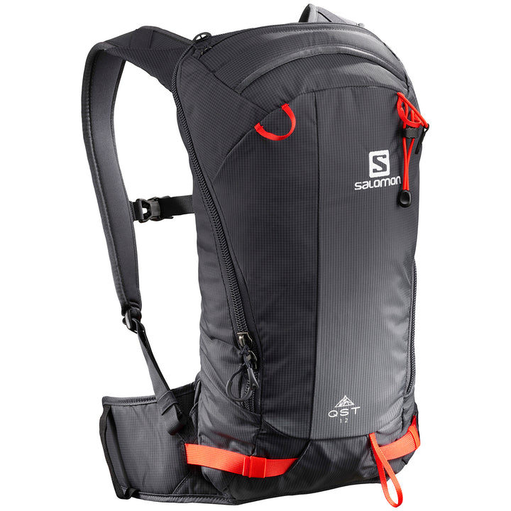 Salomon QST 12 Backpack Ebony/Cherry Tomato
