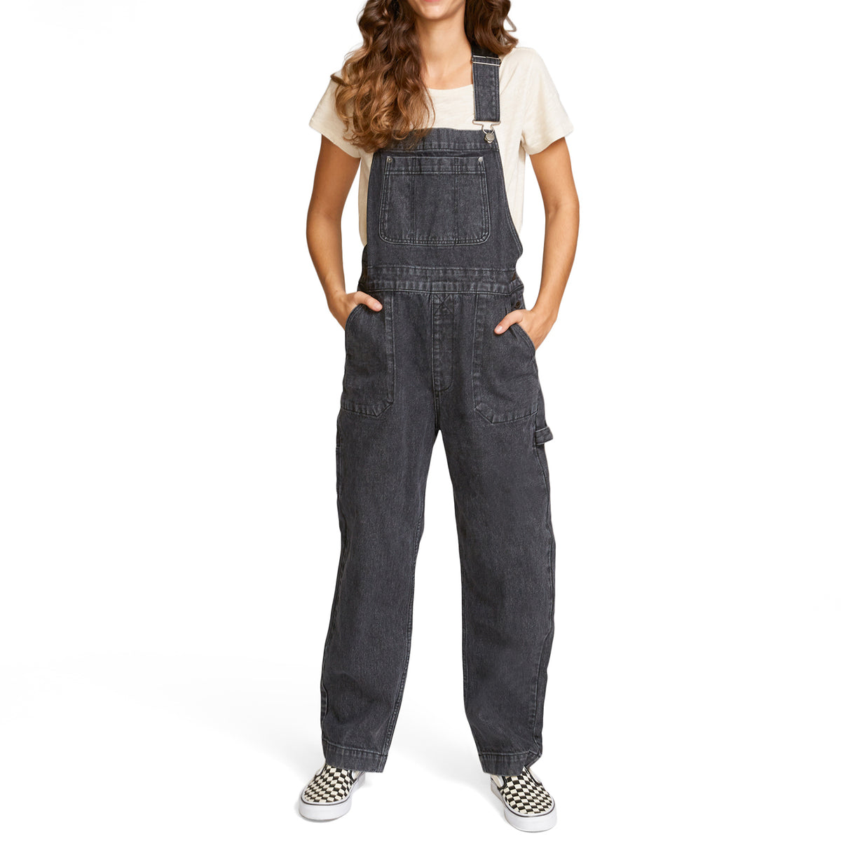 RVCA Lilo Overalls - Women's Faded Black