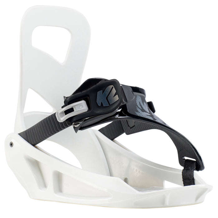 K2 Mini Turbo Snowboard Bindings - Little Boys' 2021 Grey