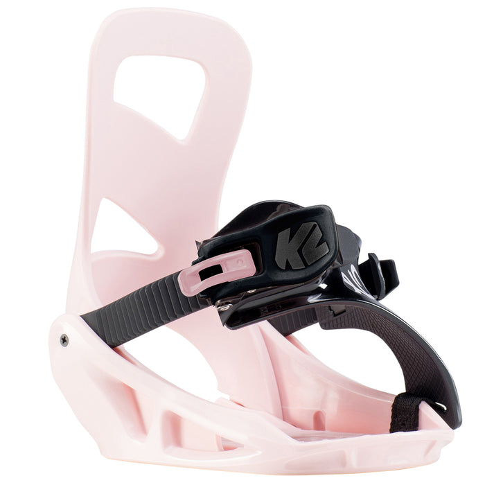 K2 Lil Kat Snowboard Bindings - Little Girls' 2021 Black/Pink