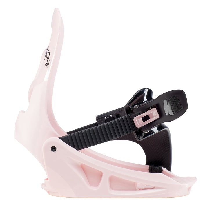 K2 Lil Kat Snowboard Bindings - Little Girls' 2021 Black/Pink