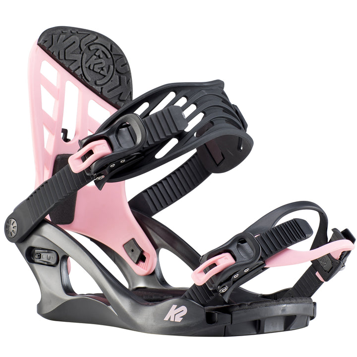 K2 Kat Snowboard Bindings - Girls' 2020 Black/Pink