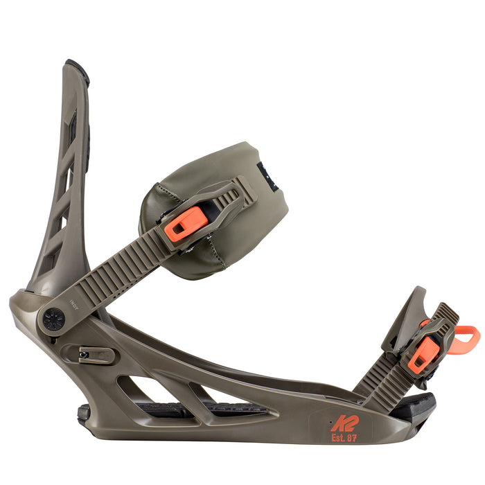 K2 Indy Snowboard Bindings 2020 Green