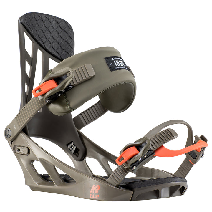 K2 Indy Snowboard Bindings 2020 Green