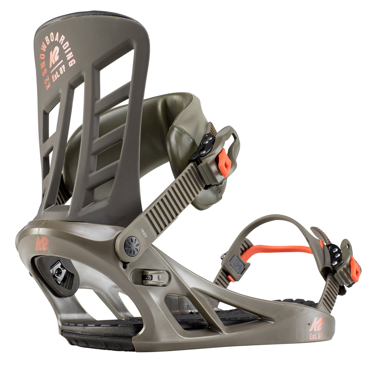K2 Indy Snowboard Bindings 2020 Green