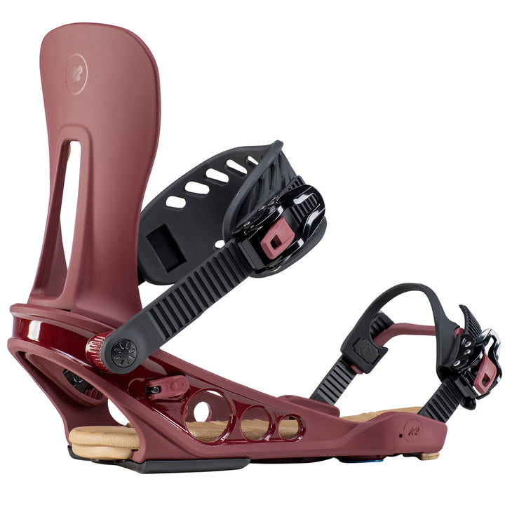 K2 Lien AT Snowboard Bindings 2020 Maroon