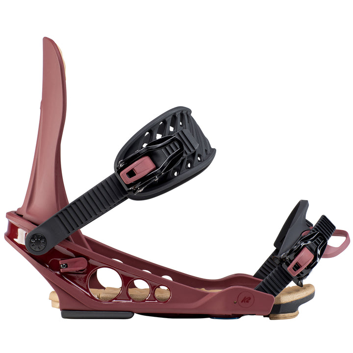 K2 Lien AT Snowboard Bindings 2020 Maroon