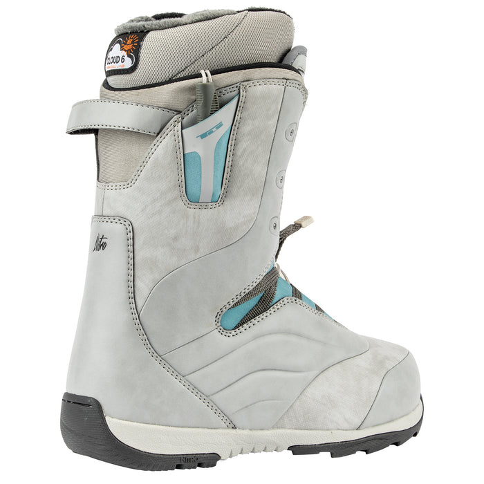 Nitro Crown TLS Snowboard Boots - Women's 2020 Grey-Steel Blue