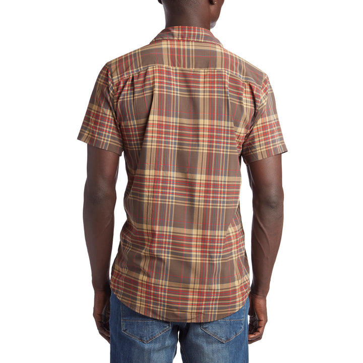 Flylow Anderson Short-Sleeve Shirt Shadow (Plaid)