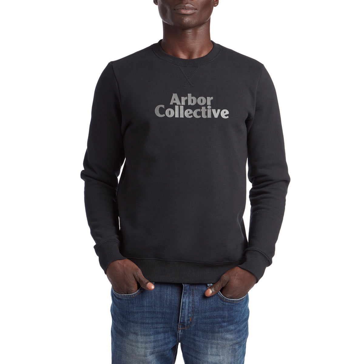 Arbor Collective Crewneck Sweatshirt Black